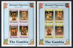 Gambia 1140-1141 Hummels Souvenir Sheets MNH VF