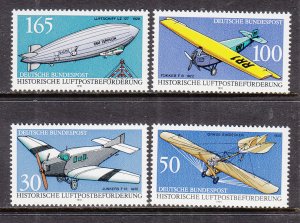 Germany 1638-1641 Airplanes MNH VF