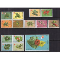 Palau 414-421 Flowers MNH VF