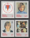 British Antarctic Territory 92-95 Princess Diana MNH VF