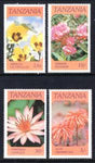 Tanzania 315-318 Flowers MNH VF