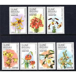 Guinea Bissau 787-793 Flowers MNH VF