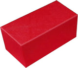 Single Row 2x2 Box - 4.5" Red - 6 Pack