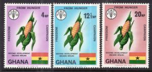 Ghana 418-420 MNH VF