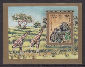 Benin 760 Babboons Souvenir Sheet MNH VF