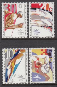 Cyprus 791-794 Summer Olympics MNH VF