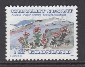 Greenland 194 Flowers MNH VF