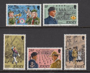 Jersey 295-299 MNH VF