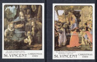 St Vincent 1296-1297 Christmas Souvenir Sheets MNH VF