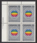 Canada 976 Inscription Plate Block MNH VF