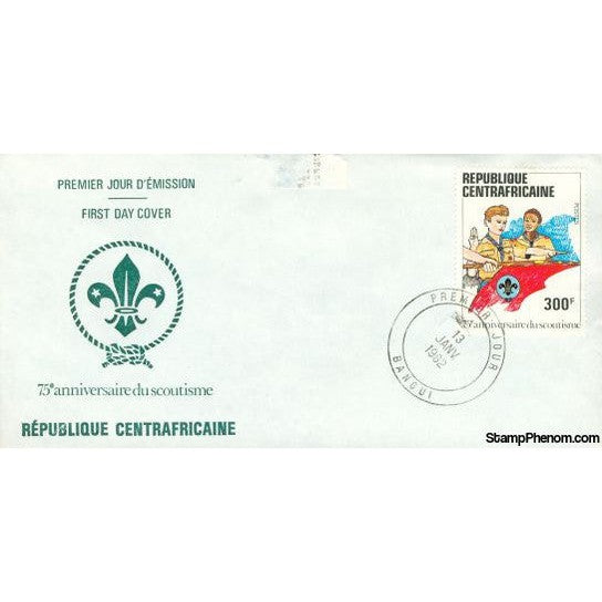 75th Anniversaire du scoutisme, Central African Republic, January 13, 1982