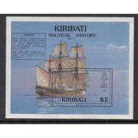 Kiribati 561 Sailing Ship Souvenir Sheet MNH VF