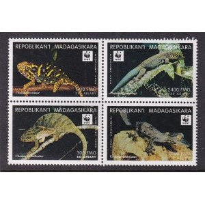 Madagascar 1404 Reptiles MNH VF