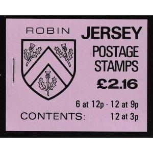 Jersey 249b,255a,258a Booklet MNH VF