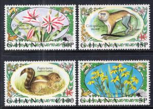 Ghana 450-453 Flora and Fauna MNH VF