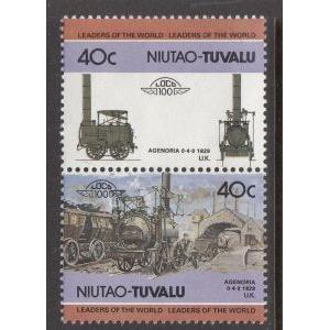 Tuvalu Niutao 14 Train MNH VF