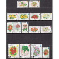 Ascension 274-288 Flowers MNH VF