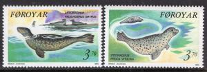 Faroe Islands 239-240 Seals MNH VF