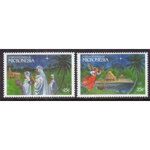 Micronesia 104-105 Christmas MNH VF