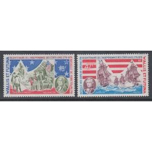 Wallis and Futuna Islands 187-188 US Bicentennial MNH VF