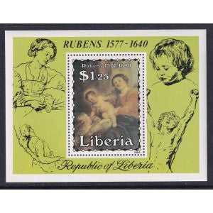 Liberia 998 Painting Souvenir Sheet MNH VF