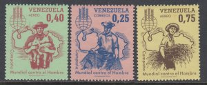 Venezuela 832,C826-C827 MNH VF