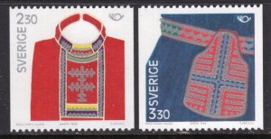 Sweden 1733-1734 MNH VF