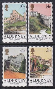 Alderney 28-31 Forts MNH VF