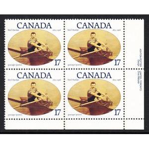 Canada 862 Inscription Plate Block MNH VF