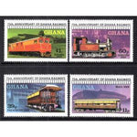 Ghana 678-681 Trains MNH VF