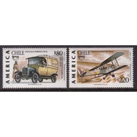 Chile 1124-1125 Transportation MNH VF