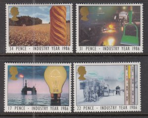 Great Britain 1129-1132 MNH VF