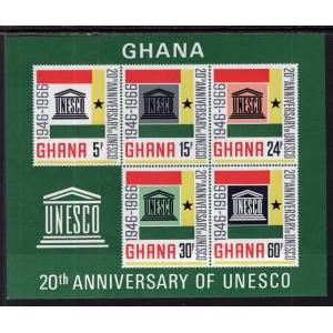 Ghana 268a UNESCO Souvenir Sheet MNH VF