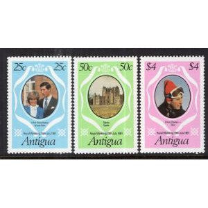 Antigua 623-625 Royal Wedding MNH VF