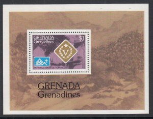 Grenada Grenadines 90 Boy Scouts Souvenir Sheet MNH VF