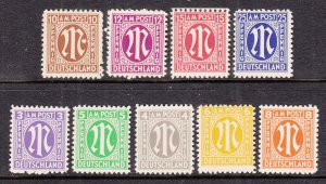 Germany 3N13a-3N20a MNH VF