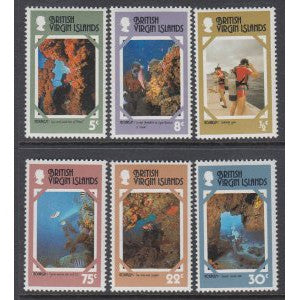 British Virgin Islands 327-332 Marine Life MNH VF