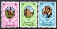 Grenada 1051-1053 Royal Wedding MNH VF