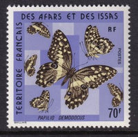 Afars and Issas 396 Butterflies MNH VF