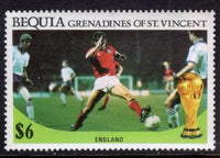 St Vincent Grenadines Bequia 229 Soccer MNH VF