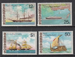 Barbados 487-490 Sailing Ships MNH VF