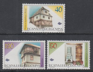 Bosnia and Herzegovina 282-284 MNH VF