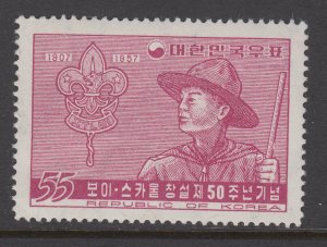 South Korea 246 Boy Scouts MNH VF