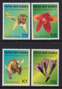 Papua New Guinea 944-947 Flowers MNH VF