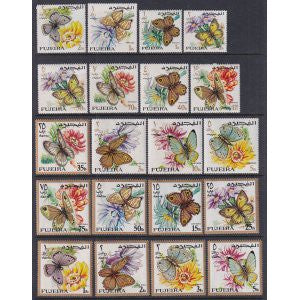 Fujeira MI 159-185 Butterflies MNH VF