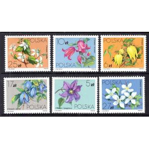 Poland 2610-2615 Flowers MNH VF