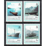 South Georgia 145-148 Ships MNH VF