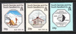 South Georgia 124-126 MNH VF