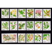 Palau 126-142 Flowers MNH VF