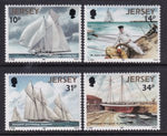 Jersey 414-417 Sailing Ships MNH VF